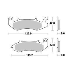 Brake Pads Brembo CC07GR96CC Brake Pads Brembo