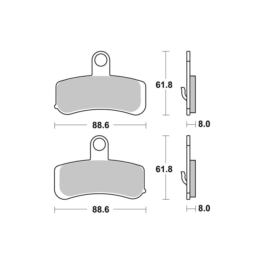 Brake Pads Brembo SA07HD15SA - 07HD15SA