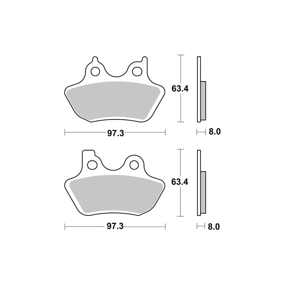 Brake Pads Brembo SP07HD16SP - 07HD16SP