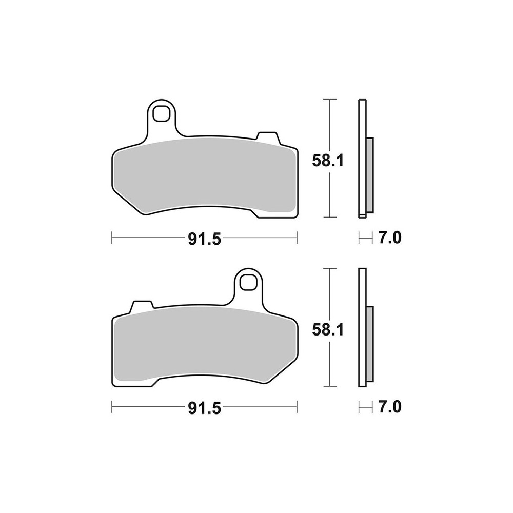 Brake Pads Brembo SA07HD17SA - 07HD17SA