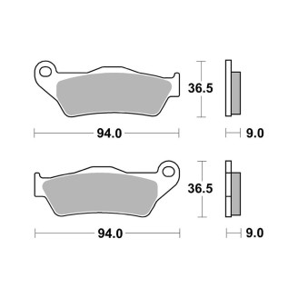 Brake Pads Brembo CC07HD21CC Brake Pads Brembo