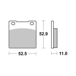 Brake Pads Brembo GENUINE07HO0712 - 07HO0712