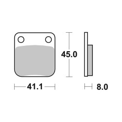 Brake Pads Brembo GENUINE07HO0906 Brake Pads Brembo
