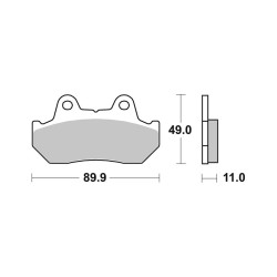 Brake Pads Brembo LA07HO10LA Brake Pads Brembo