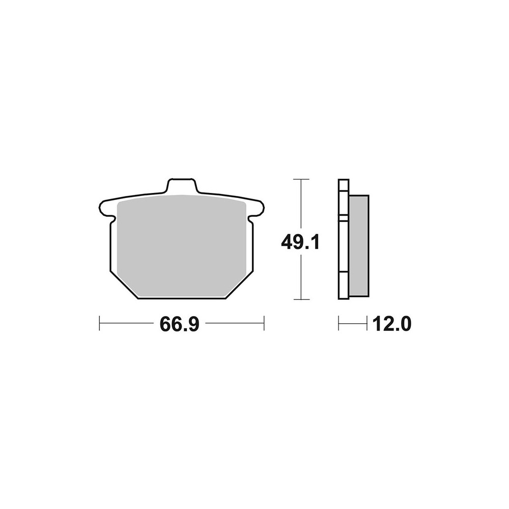 Brake Pads Brembo GENUINE07HO1212 - 07HO1212