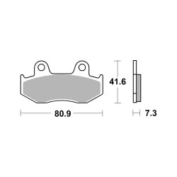 Pastiglie Brembo SX07HO15SX Pastillas de freno Brembo