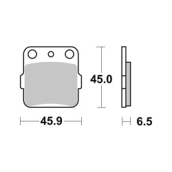 Brake Pads Brembo GENUINE07HO2205 Brake Pads Brembo
