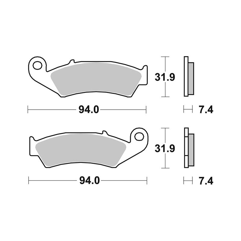 Brake Pads Brembo SD07HO25SD Brake Pads Brembo