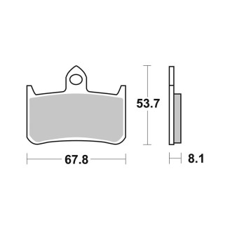 Brake Pads Brembo SA07HO28SA Brake Pads Brembo