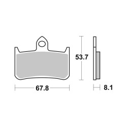 Brake Pads Brembo SA07HO28SA - 07HO28SA