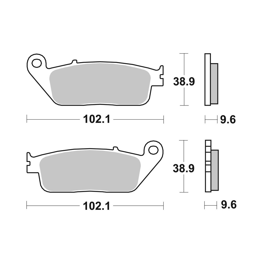 Brake Pads Brembo SP07HO31SP - 07HO31SP