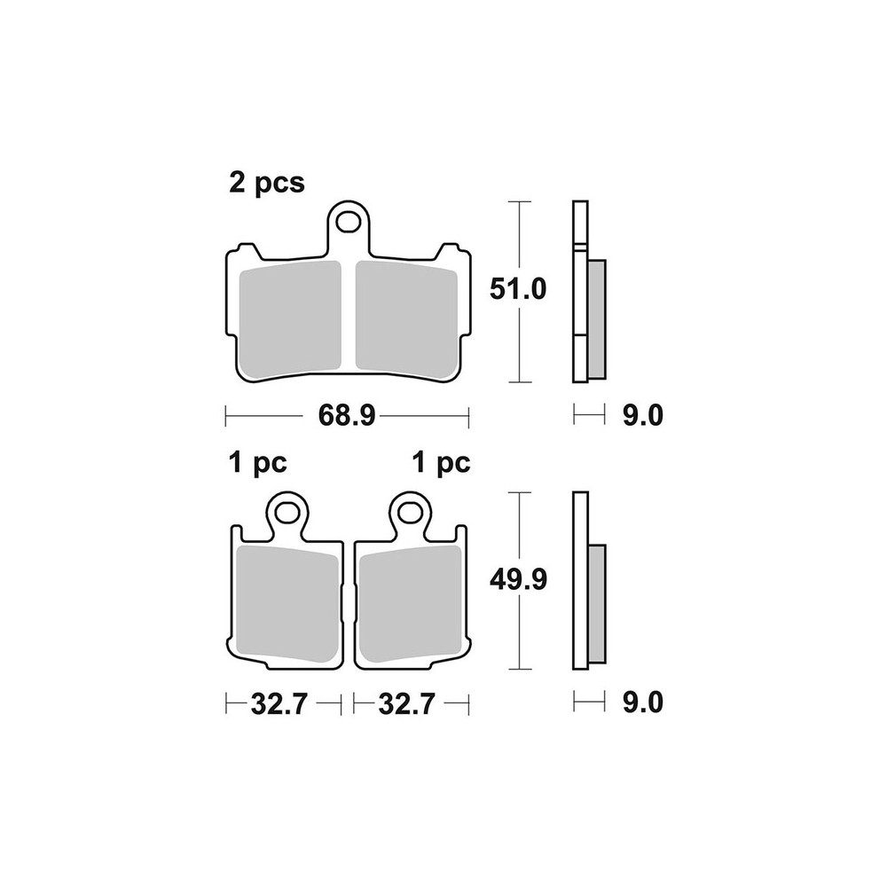 Brake Pads Brembo SA07HO37SA - 07HO37SA