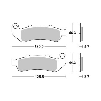 Brake Pads Brembo GENUINE07HO3907 Brake Pads Brembo