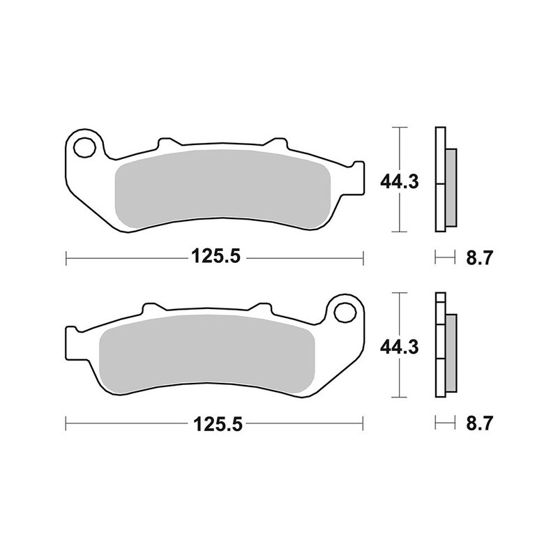 Brake Pads Brembo GENUINE07HO3907 Brake Pads Brembo