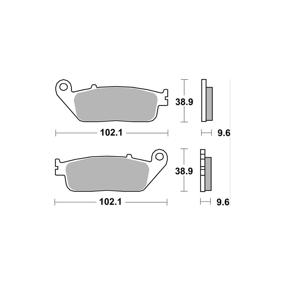 Brake Pads Brembo LA07HO41LA - 07HO41LA