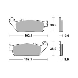 Brake Pads Brembo SR07HO41SR - 07HO41SR