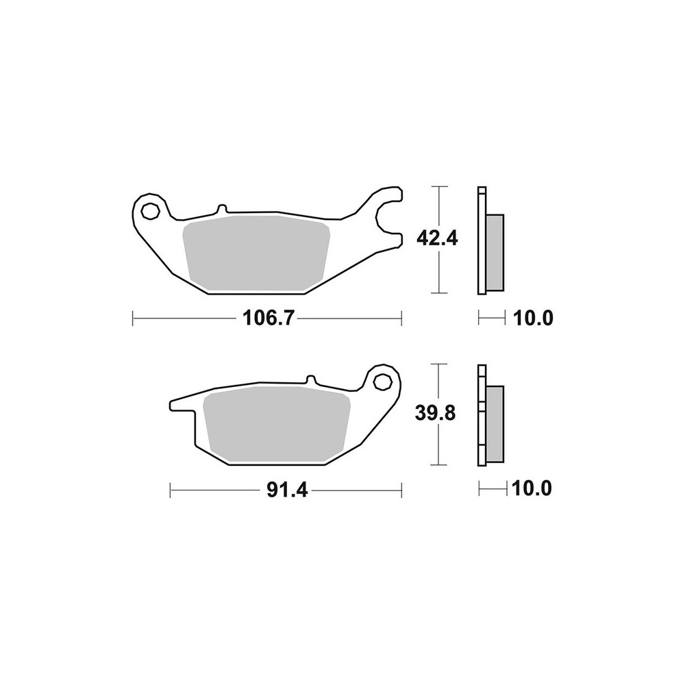 Brake Pads Brembo GENUINE07HO4905 - 07HO4905