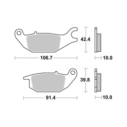 Brake Pads Brembo GENUINE07HO4905 - 07HO4905