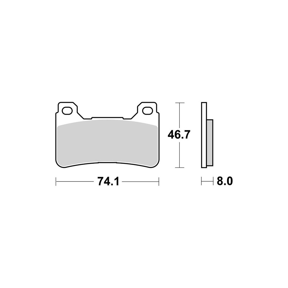 Brake Pads Brembo LA07HO50LA - 07HO50LA