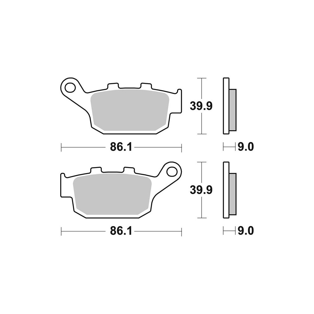 Brake Pads Brembo SP07HO53SP - 07HO53SP