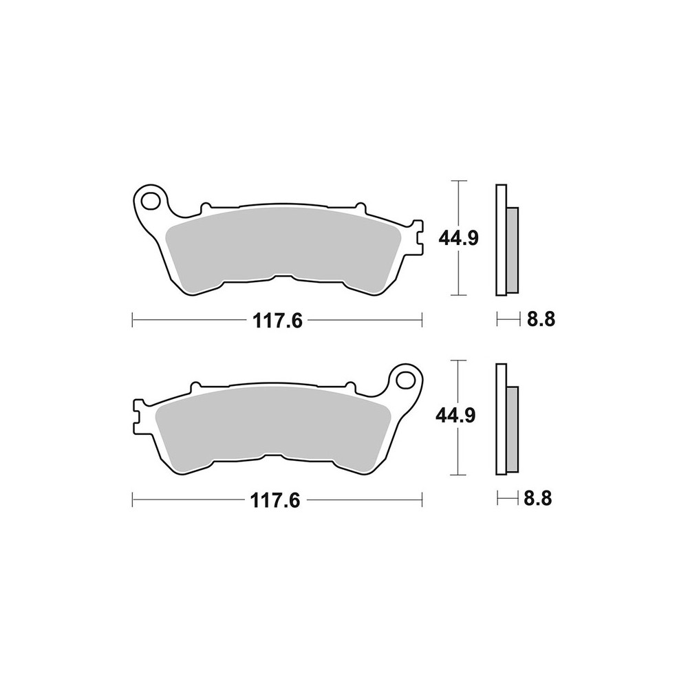 Brake Pads Brembo LA07HO57LA - 07HO57LA