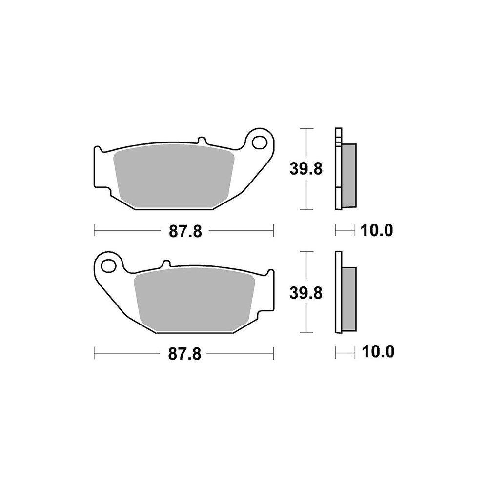 Brake Pads Brembo CC07HO61CC - 07HO61CC