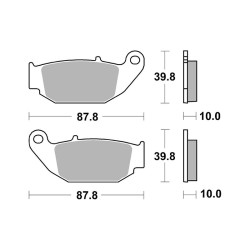 Brake Pads Brembo CC07HO61CC - 07HO61CC