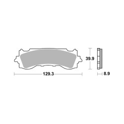 Brake Pads Brembo SA07HO65SA - 07HO65SA