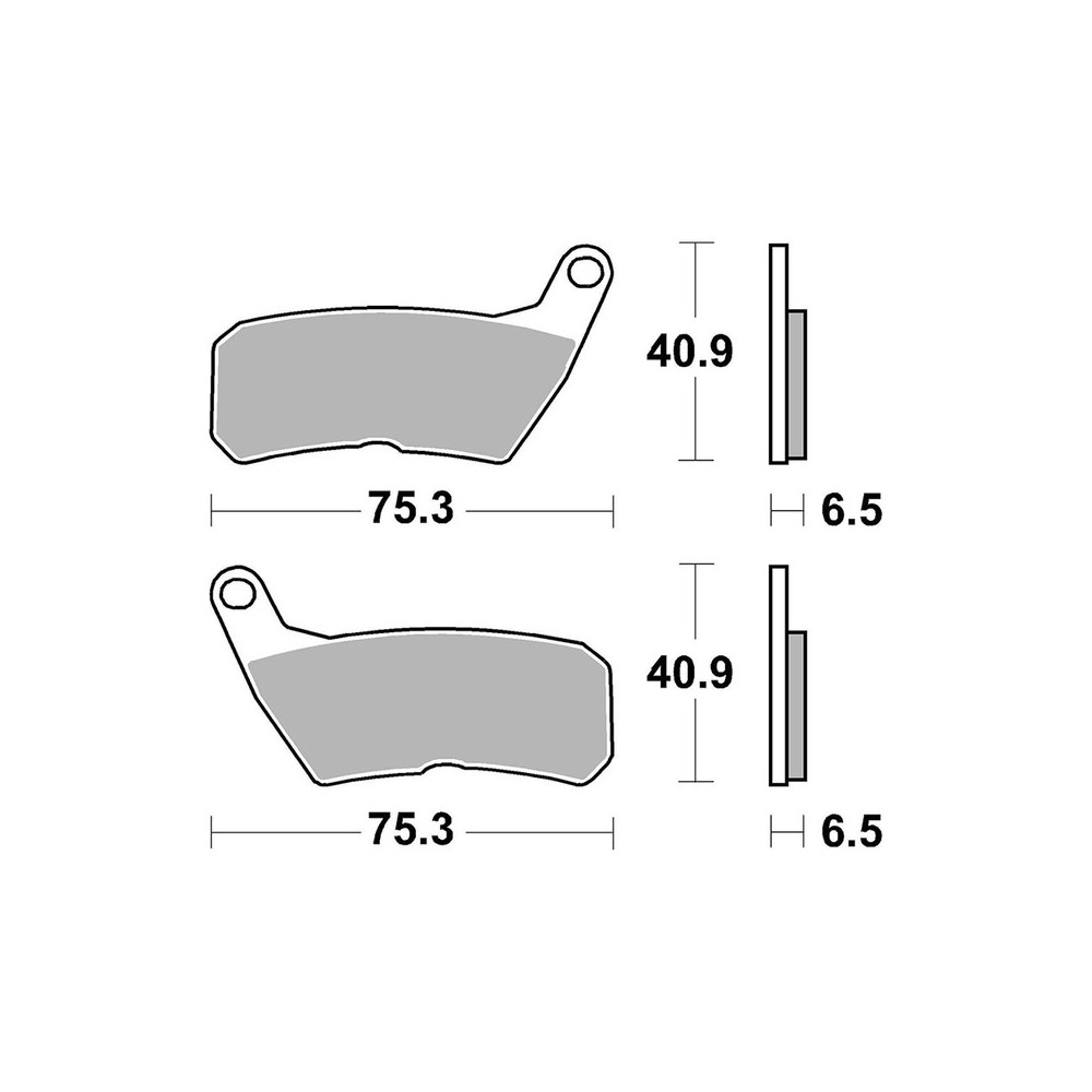 Brake Pads Brembo CC07HO71CC - 07HO71CC