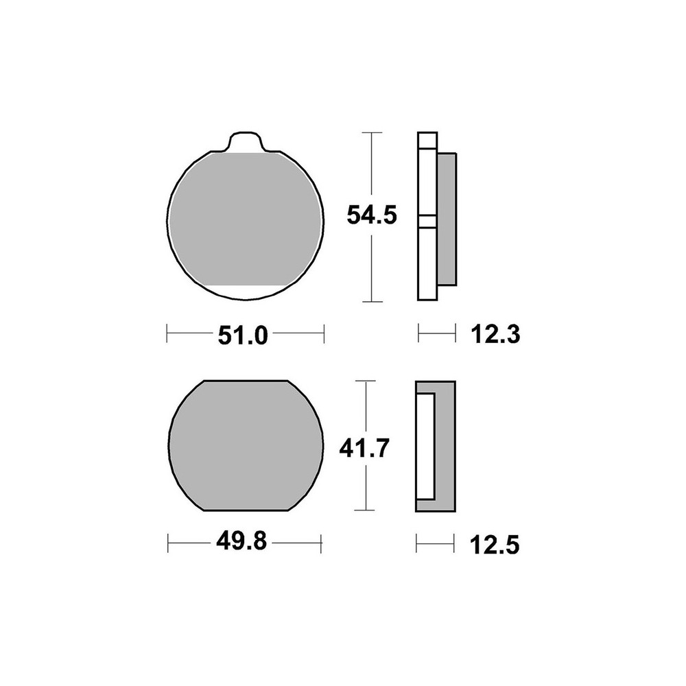 Brake Pads Brembo GENUINE07KA0122 - 07KA0122