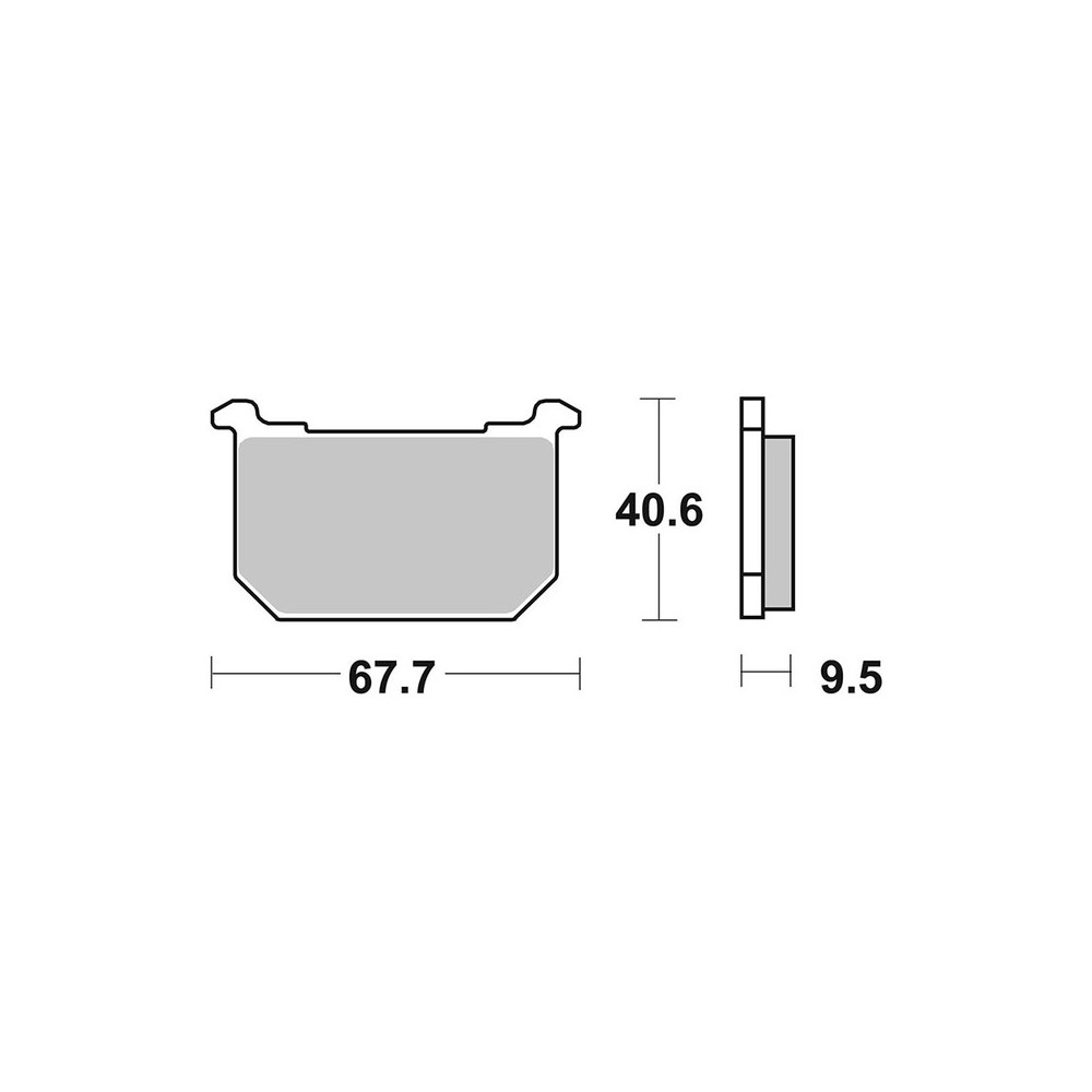 Brake Pads Brembo GENUINE07KA0608 - 07KA0608