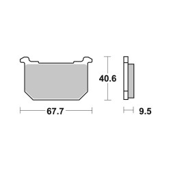 Brake Pads Brembo GENUINE07KA0608 Brake Pads Brembo