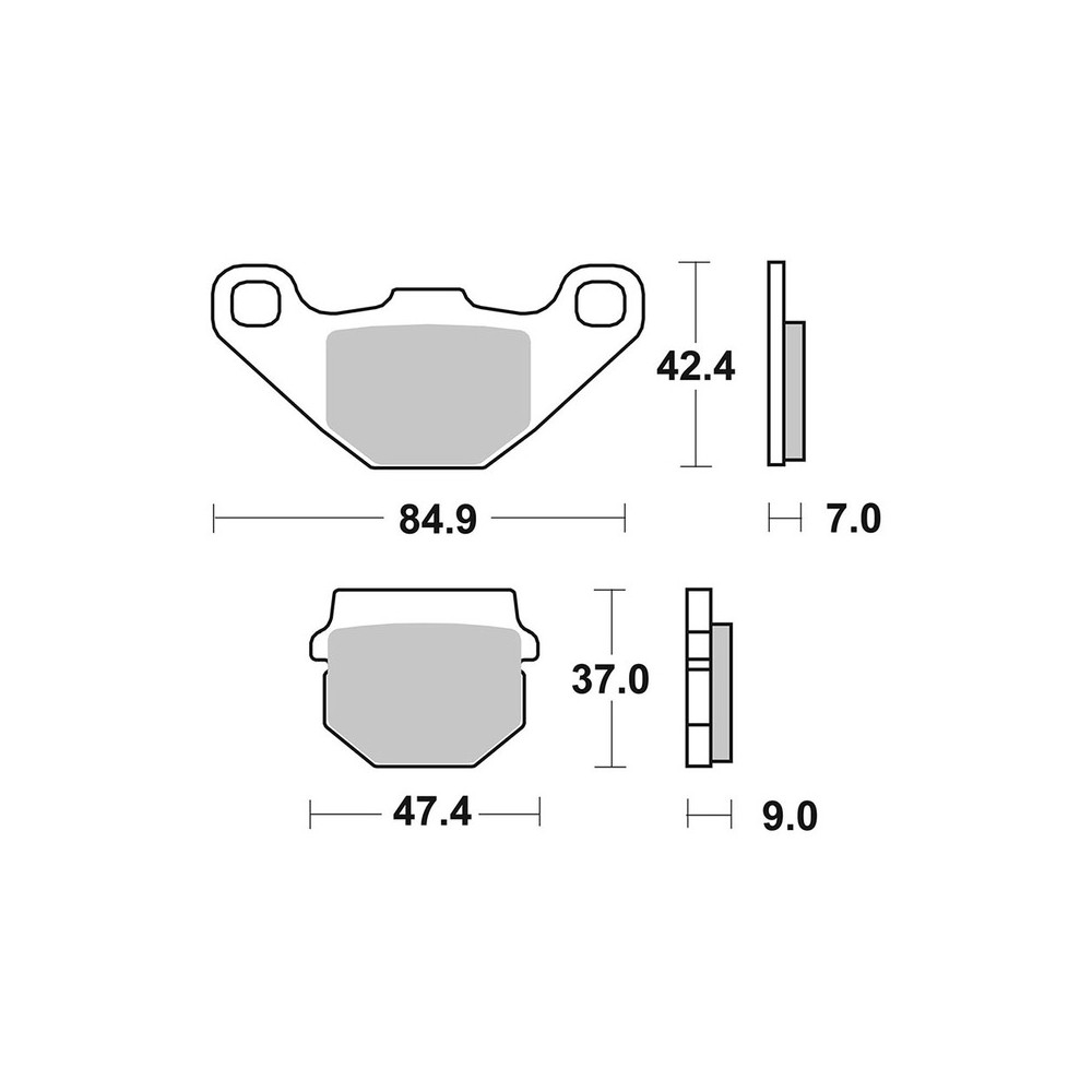 Brake Pads Brembo SD07KA07SD - 07KA07SD
