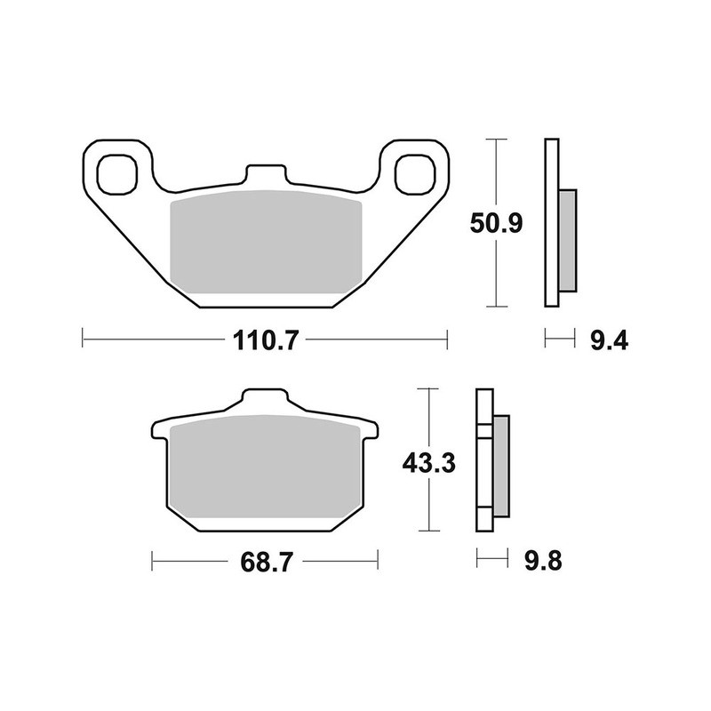 Brake Pads Brembo GENUINE07KA0808 Brake Pads Brembo