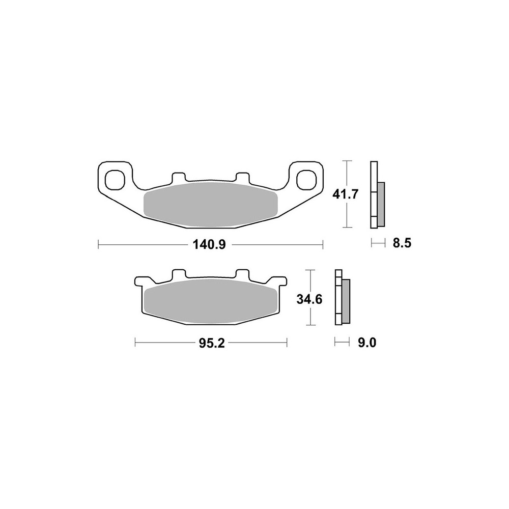 Brake Pads Brembo SA07KA09SA - 07KA09SA