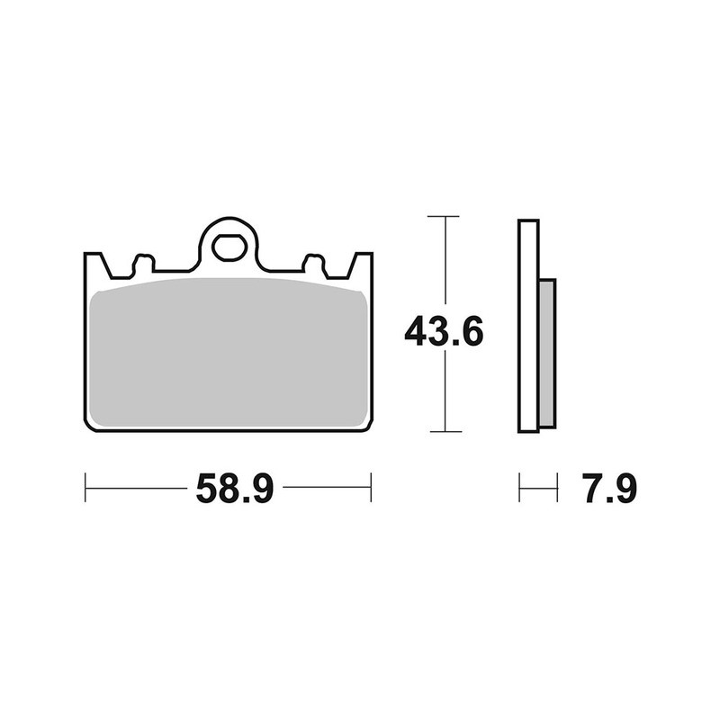 Brake Pads Brembo SR07KA14SR Brake Pads Brembo