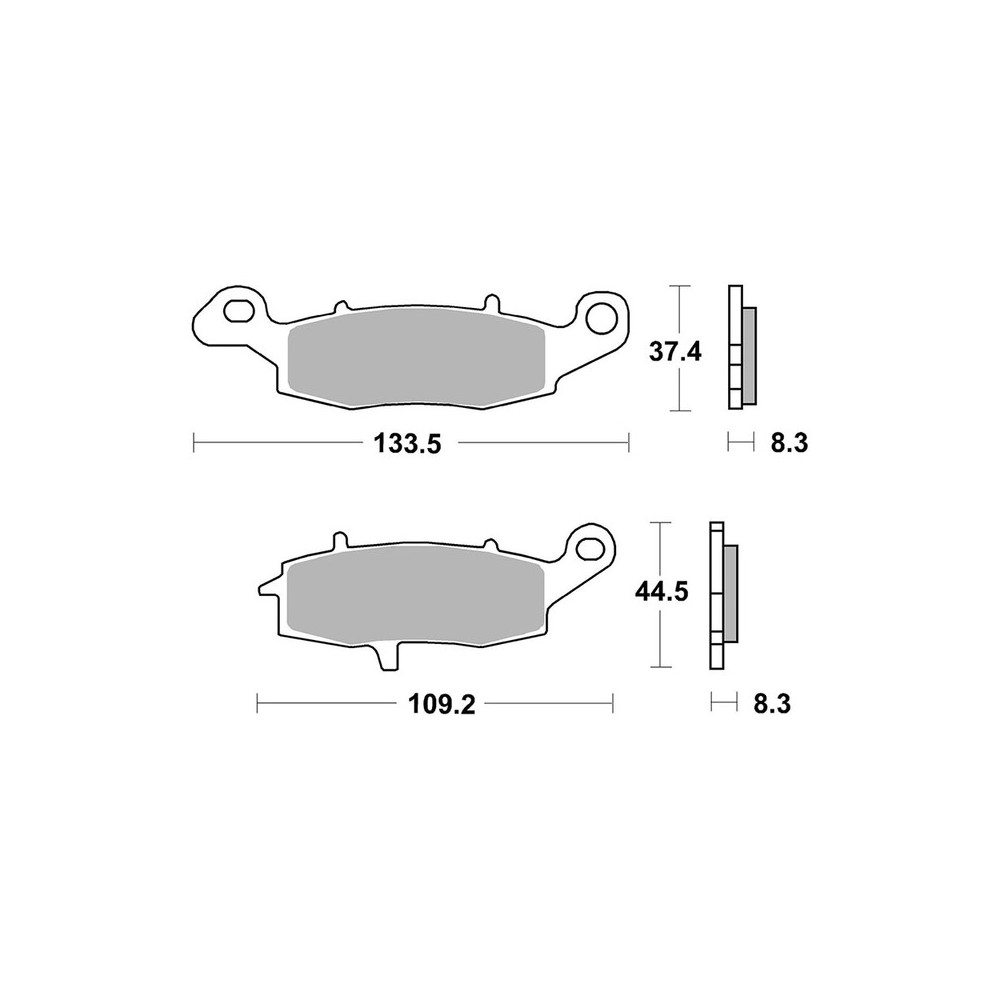 Brake Pads Brembo LA07KA18LA - 07KA18LA