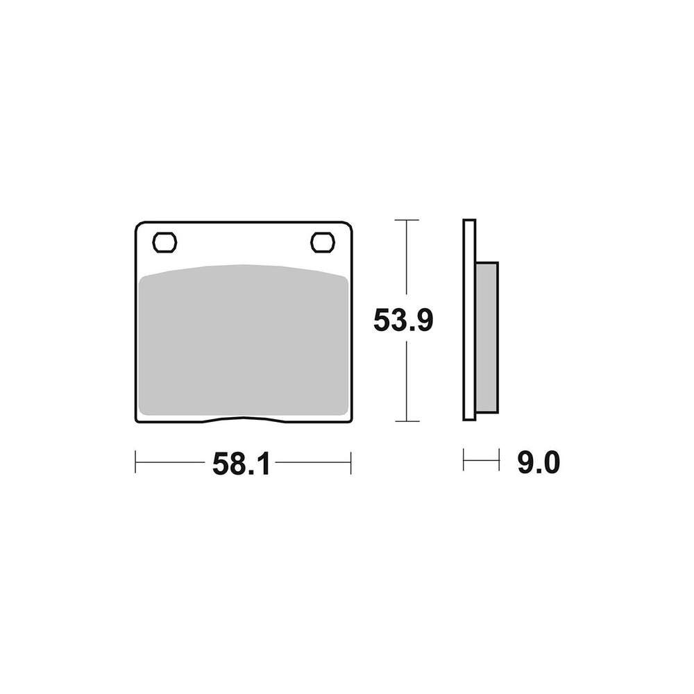 Brake Pads Brembo GENUINE07KS0207 - 07KS0207