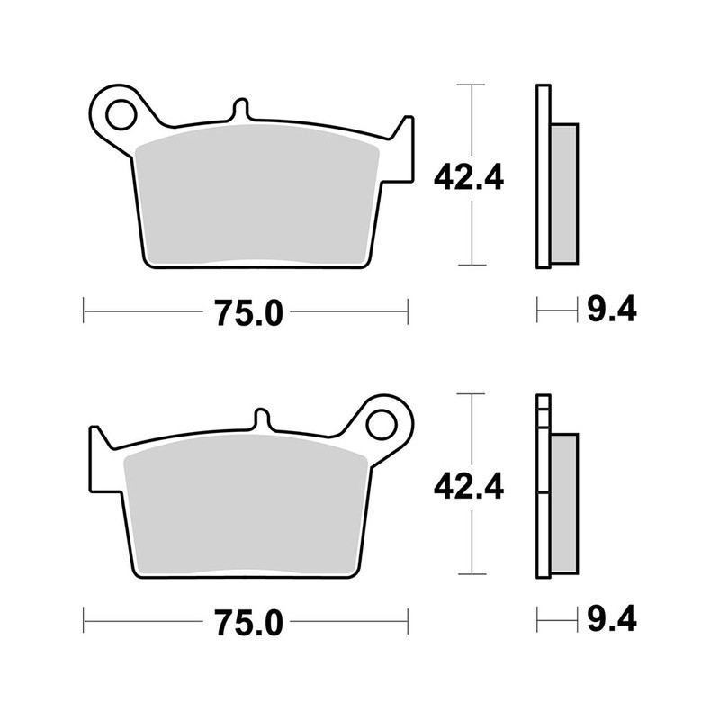 Brake Pads Brembo CC07KS10CC Brake Pads Brembo