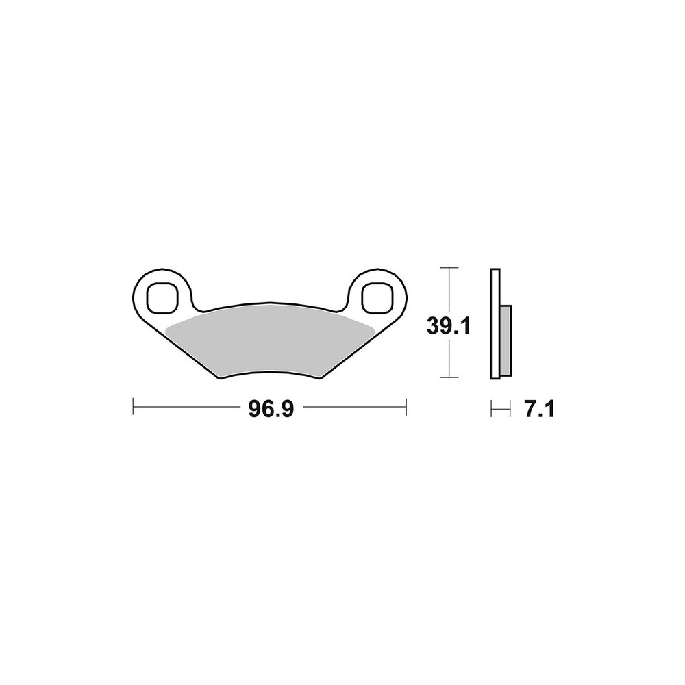 Brake Pads Brembo SD07PO01SD - 07PO01SD