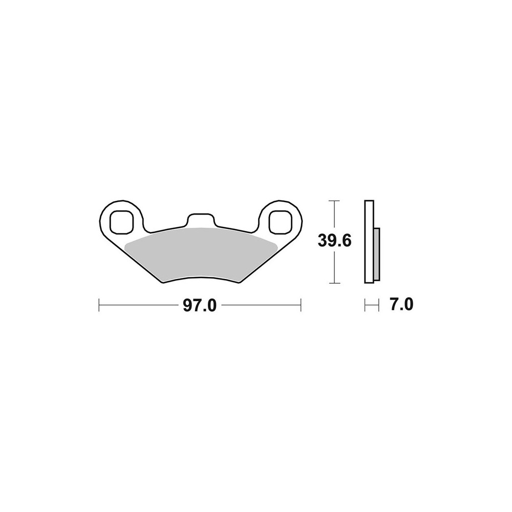 Brake Pads Brembo SD07PO02SD - 07PO02SD