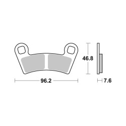 Brake Pads Brembo SD07PO09SD Brake Pads Brembo