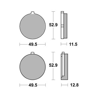 Brake Pads Brembo GENUINE07SU0220 Brake Pads Brembo