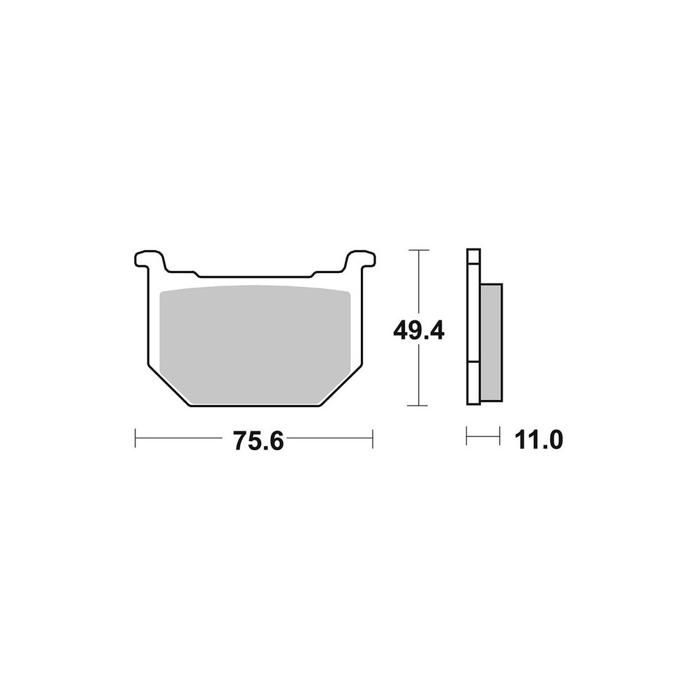Brake Pads Brembo GENUINE07SU0312 - 07SU0312