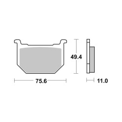 Brake Pads Brembo GENUINE07SU0312 Brake Pads Brembo