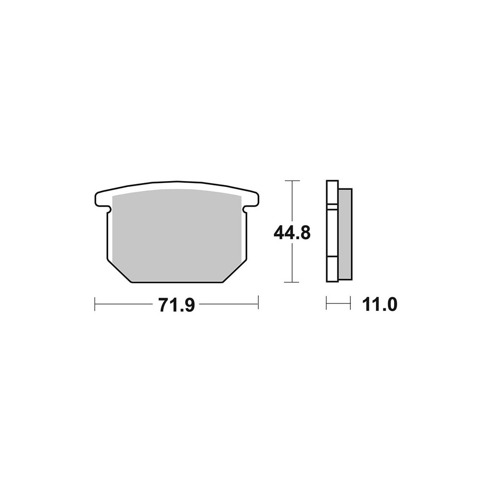 Brake Pads Brembo GENUINE07SU0412 - 07SU0412