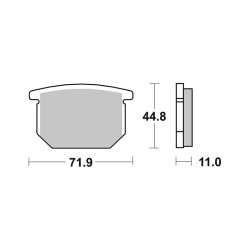 Brake Pads Brembo GENUINE07SU0412 - 07SU0412