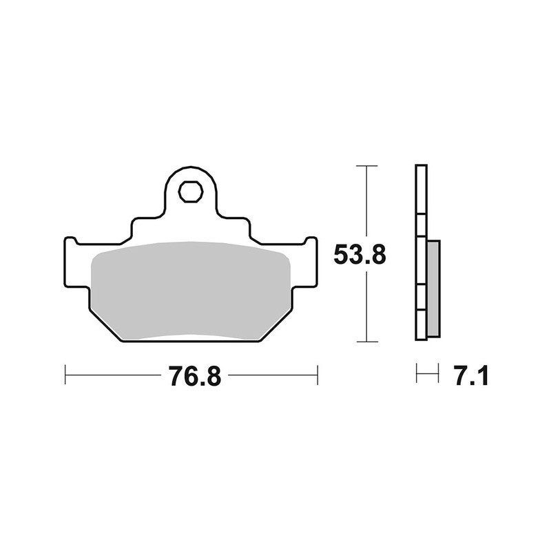 Pastiglie Brembo GENUINE07SU0904 Pastillas de freno Brembo