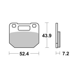 Brake Pads Brembo GENUINE07SU1005 Brake Pads Brembo