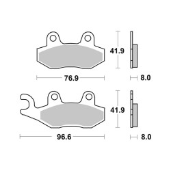 Brake Pads Brembo SD07SU12SD Brake Pads Brembo